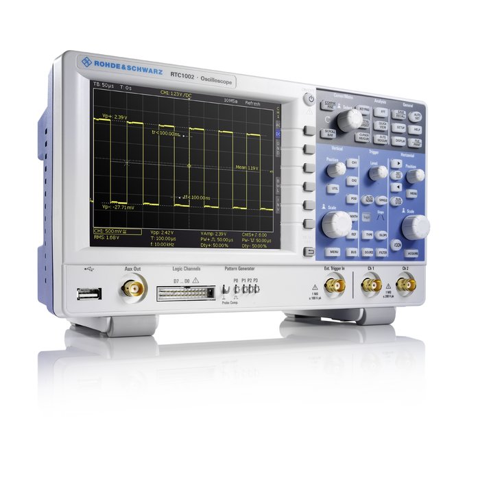 Rohde & Schwarz présente le R&S RTC1000, l'oscilloscope haute qualité le plus compact et le plus rentable